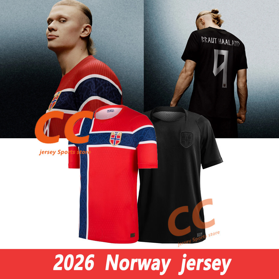 2026 นอร์เวย์ World Cup ฟุตบอลเสื้อฟุตบอลกีฬา T เสื้อผู้ชายผู้เล่นนอร์เวย์เสื้อคุณภาพสูง S-4XL แฟนรุ่น