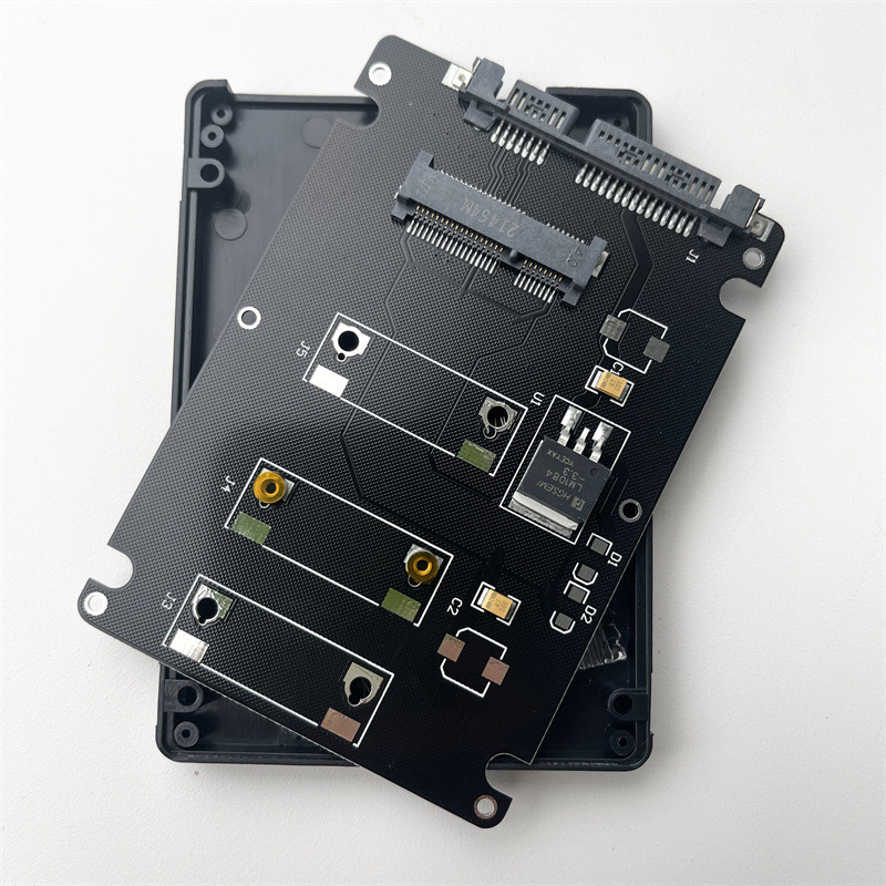 คอมพิวเตอร์ SSD Solid State Drive mSATA TO กล่องอะแดปเตอร์ MSATA TO SATA3.0 ฮาร์ดไดรฟ์การ์ดแปลง