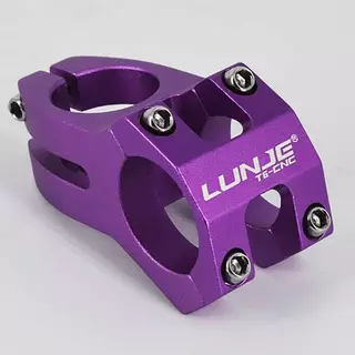 FIN จักรยาน Handlebar Stem Power สั้น 45 มม.สะพานจักรยานเสือภูเขา 25.4/31.8 มม.ท่ออลูมิเนียมขี่จักรยาน Stem Riser ตาราง TH