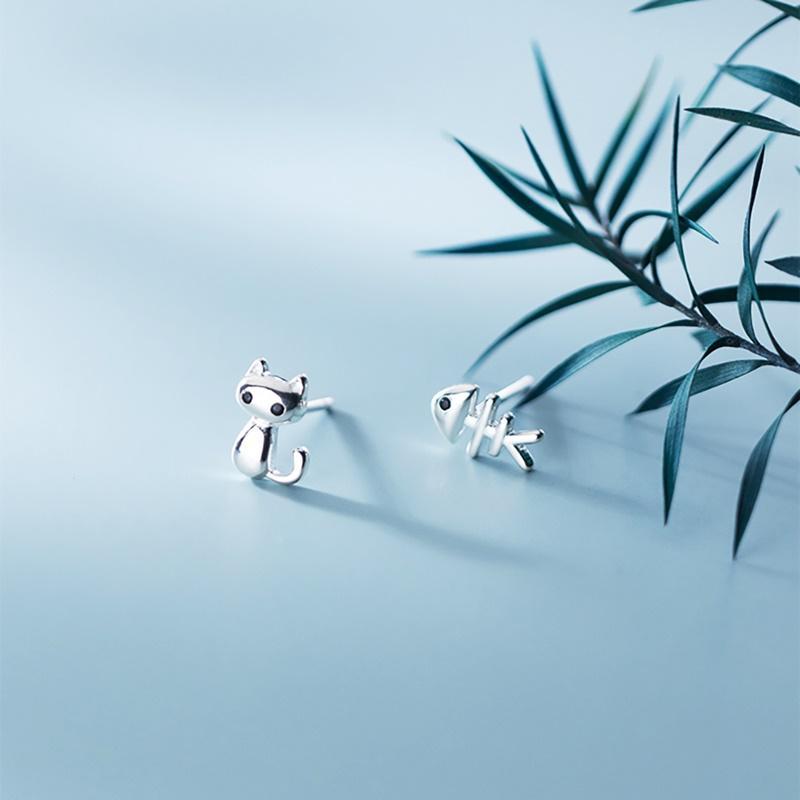Kitten's Dream Earrings ต่างหูเงินแท้ S925 [MERCELO]