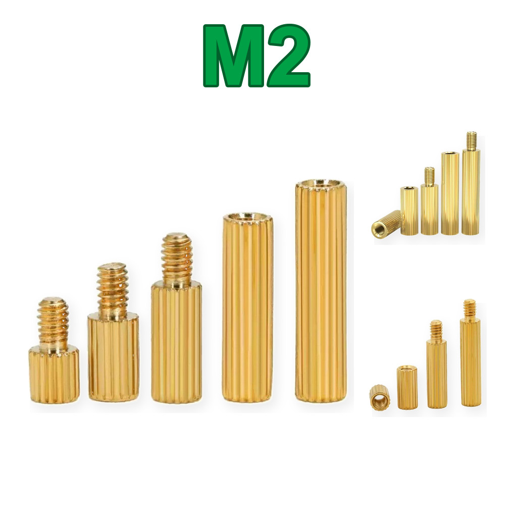 M2 double pass ทองแดงคอลัมน์รอบ knurled การตรวจสอบคอลัมน์สนับสนุนหัวเดียวทองแดงคอลัมน์กล้องรักษาความ