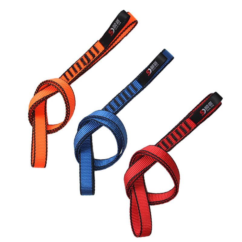 Mountaineering Rock Climbing Moulding Sling Ring Gliding Flight Safety Protection Belt Aerial Yoga W