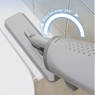 Zolele DM01 Mini mop ไม้ถูพื้น แบบบีบ ขนาดเล็ก พกพาง่าย สําหรับทําความสะอาดกระจก หน้าต่าง โต๊ะ ห้องครัว ห้องน้ํา