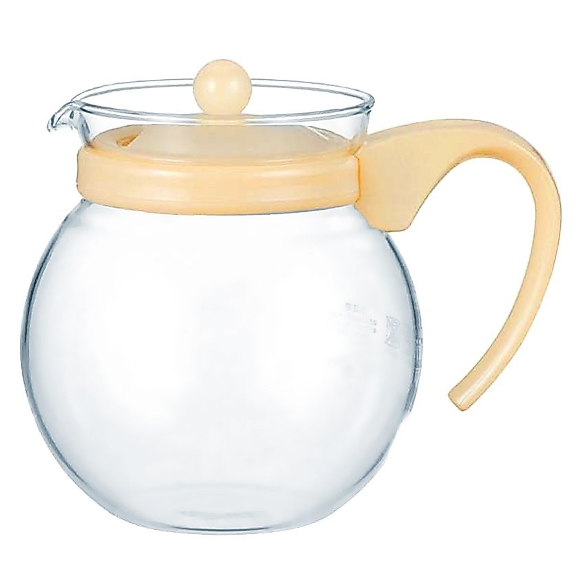 Iwaki K894-BE กาชงชาเนื้อแก้วขนาด 640 ml. - สีเบจ (ฟรีค่าส่ง) W16×D12×H14cm