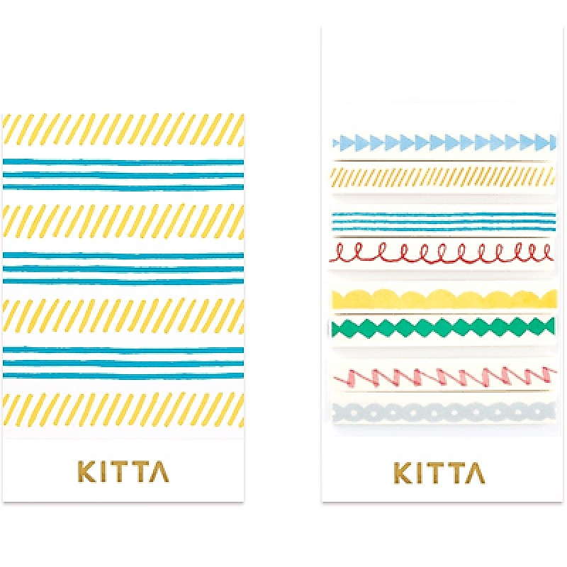 KITTA Slim (KITS) / Washi tape แบบแผ่นพร้อมใช้งาน แบรนด์ KITTA จากประเทศญี่ปุ่น