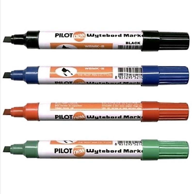 (แพ็ค 1 แท่ง) PILOT ปากกาไวท์บอร์ด หัวตัด WB MK-B
