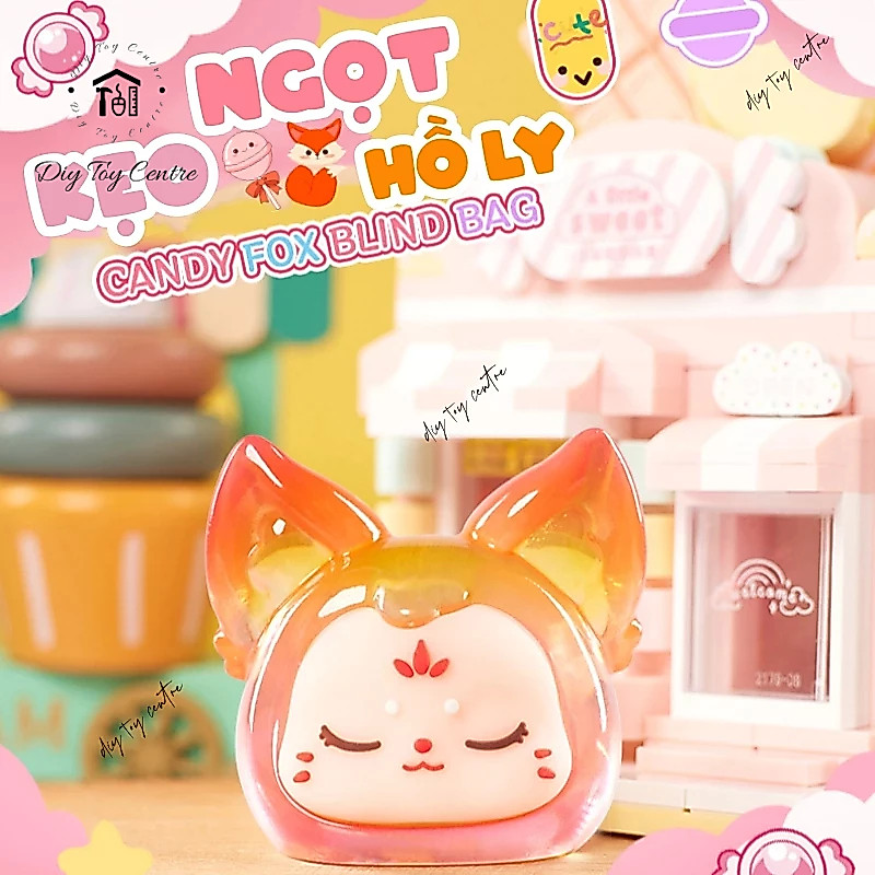 กล่องตาบอดกระเป๋าตาบอด Charm Fox Gumiho น่ารัก Mini Fox - Fox Candy ตกแต่งของเล่นของขวัญ