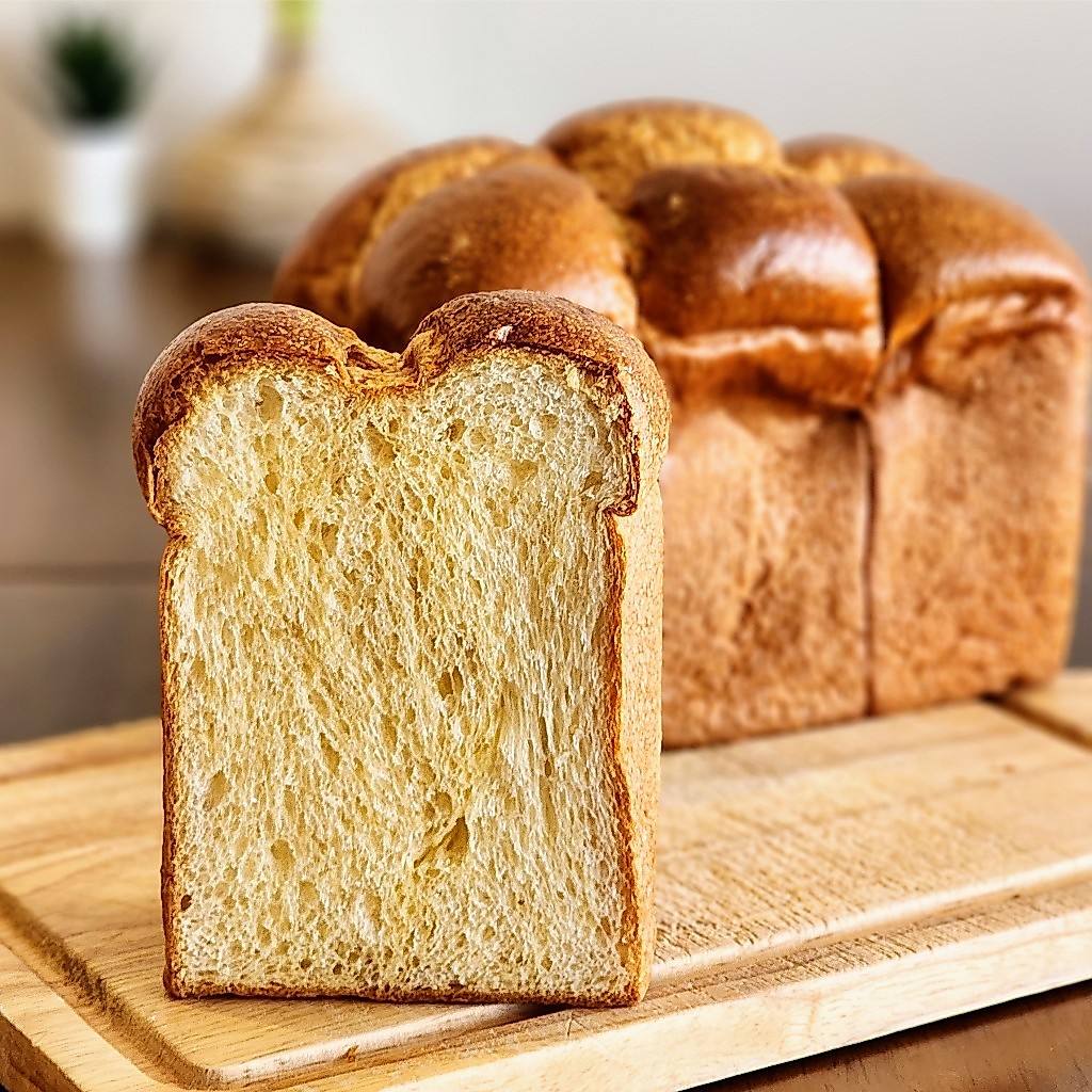 Brioche (hybrid sourdough) - ขนมปังบริออช นุ่มฉ่ำเนย หมักด้วยยีสต์ธรรมชาติ