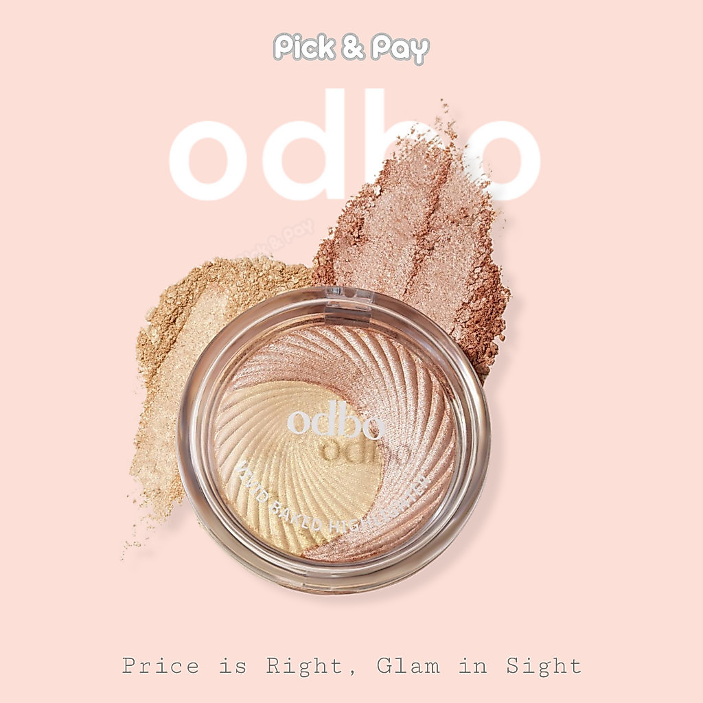 odbo ไฮไลเตอร์ เนื้อนุ่ม Vivid Baked Highlighter (OD106)