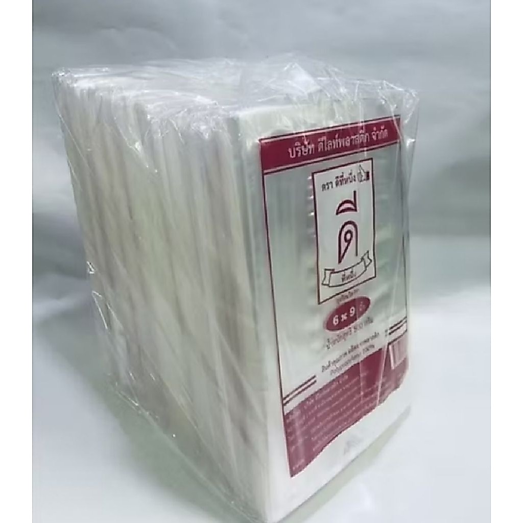 ถุงร้อน 6×9 (แบบน้ำนัก 5กิโลกรัม) มี10 ห่อเล็ก ใส่ก๋วยเตี๋ยว ข้าว ขนม ผลไม้ อาหารต่างต่างได้ตามที่ต้องการ