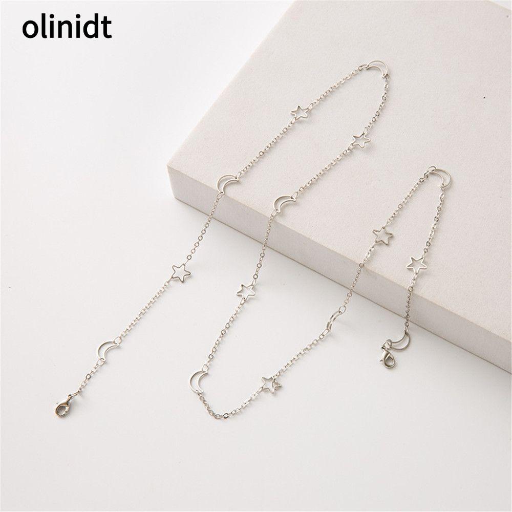 OLINIXT Lanyards Cord Holder Star Moon Anti-lost Punk Jewelry