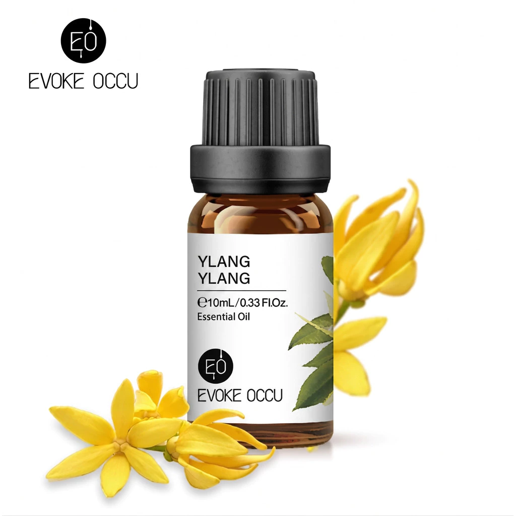 Aliztar 100% Pure Ylang Ylang Essential Oil 10 มิล. น้ำมันหอมระเหยกระดังงาแท้ สำหรับอโรมาเทอราพี เตาอโรมา เครื่องพ่นไ...