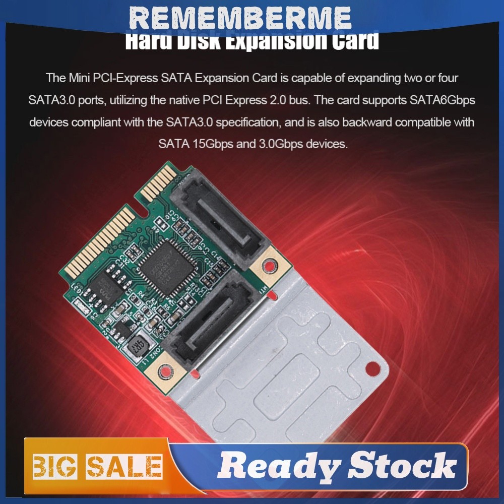 Mini PCI-E ถึง SATA3.0 Riser Card SSD อะแดปเตอร์การ์ด B + M Key 2/4 SATA 3.0 อะแดปเตอร์