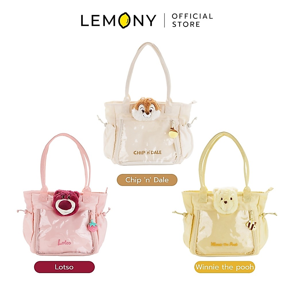 LEMONY กระเป๋าสะพายไหล่ดิสนีย์ ซีรีส์ Cute & Funny Disney Collection