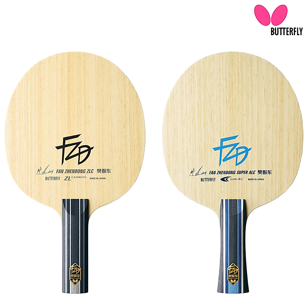 Butterfly Fan Zhendong ALC ZLC ไม้ปิงปองคาร์บอน ด้ามบาน FL ด้ามตรง ST สำหรับแข่งขัน ของแท้จากญี่ปุ่น