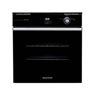 Forno de Embutir a Gás Brastemp 78 Litros Preto com Grill e Timer Touch - BOA84AE
