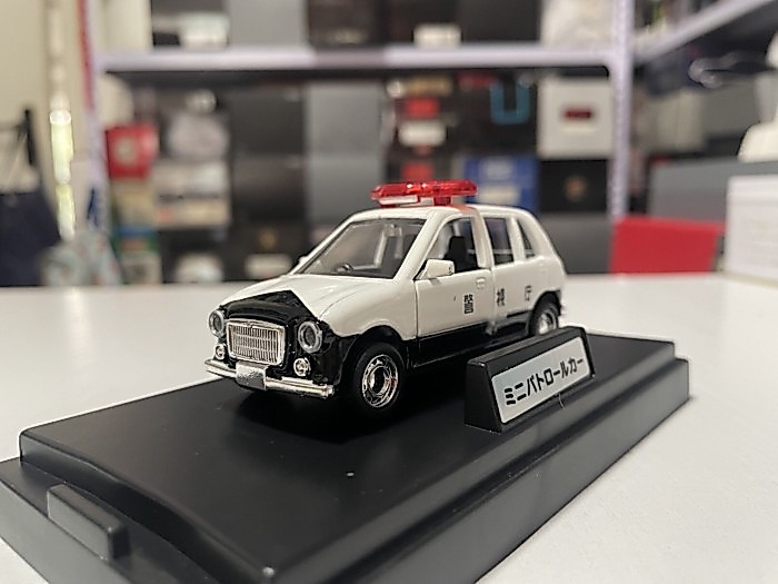 1: 43 MTECH Subaru Subaru Vivio Bistro 1995 โมเดลรถตํารวจญี่ปุ่น