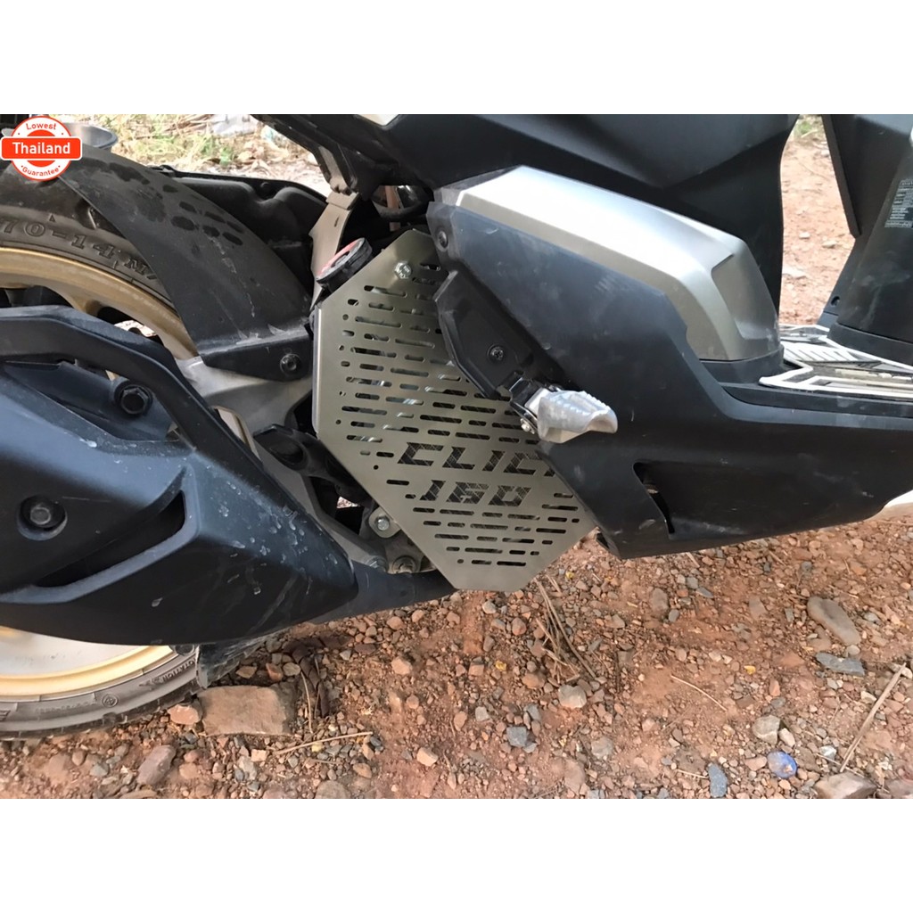 การ์ดหม้อน้ำ Honda Click 160 ตะแกรงหม้อน้ำ HONDA CLICK160 cc สแตนเลส