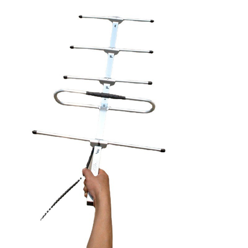 U-Segment 433mhz Yagi เสาอากาศ 430-440MHz8dBi มือถือทิศทาง HAM Walkie-Talkie วิทยุสถานีมือเสาอากาศ