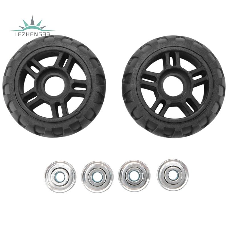 ล้อกระเป๋าเดินทาง 1 คู่กระเป๋าเดินทางอะไหล่ล้อเพลา Deluxe Repair Deluxe Repair เครื่องมือล้อ