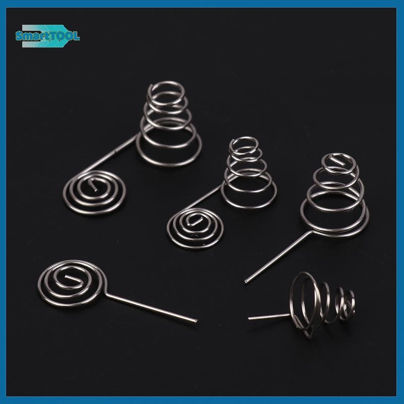 UTZN> 5PCS แบตเตอรี่ AAA NIckel ลวดฤดูใบไม้ผลิ AA แบตเตอรี่ลบและบวกขดลวดสปริงแผ่นสัมผัส DIY อุปกรณ์เสริมใหม่