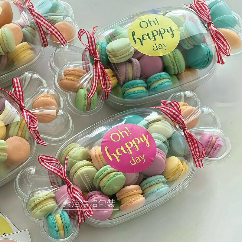 Bekas Gula-Gula Lutsinar Bertutup Candy Shape Goodies Box