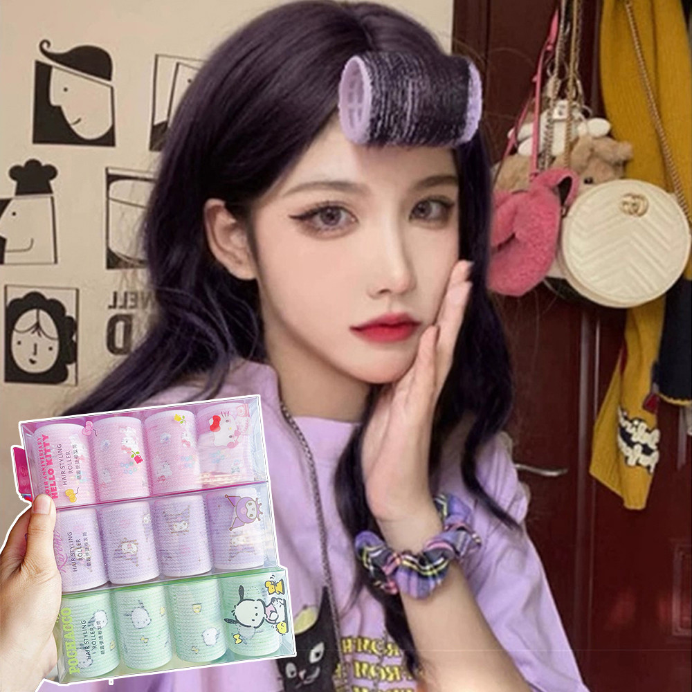 ลูกกลิ้งผมสำหรับผมหยิก อินเทรนด์ ใช้งานได้ในสภาพอากาศจัด ปรับแต่งหน้าม้าและหน้าผากอย่างสวยงาม