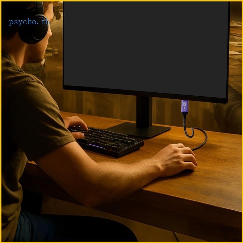 2.1 Male to Male Extension Cable 16K@60Hz 8K@240Hz 4K@240Hz for PC