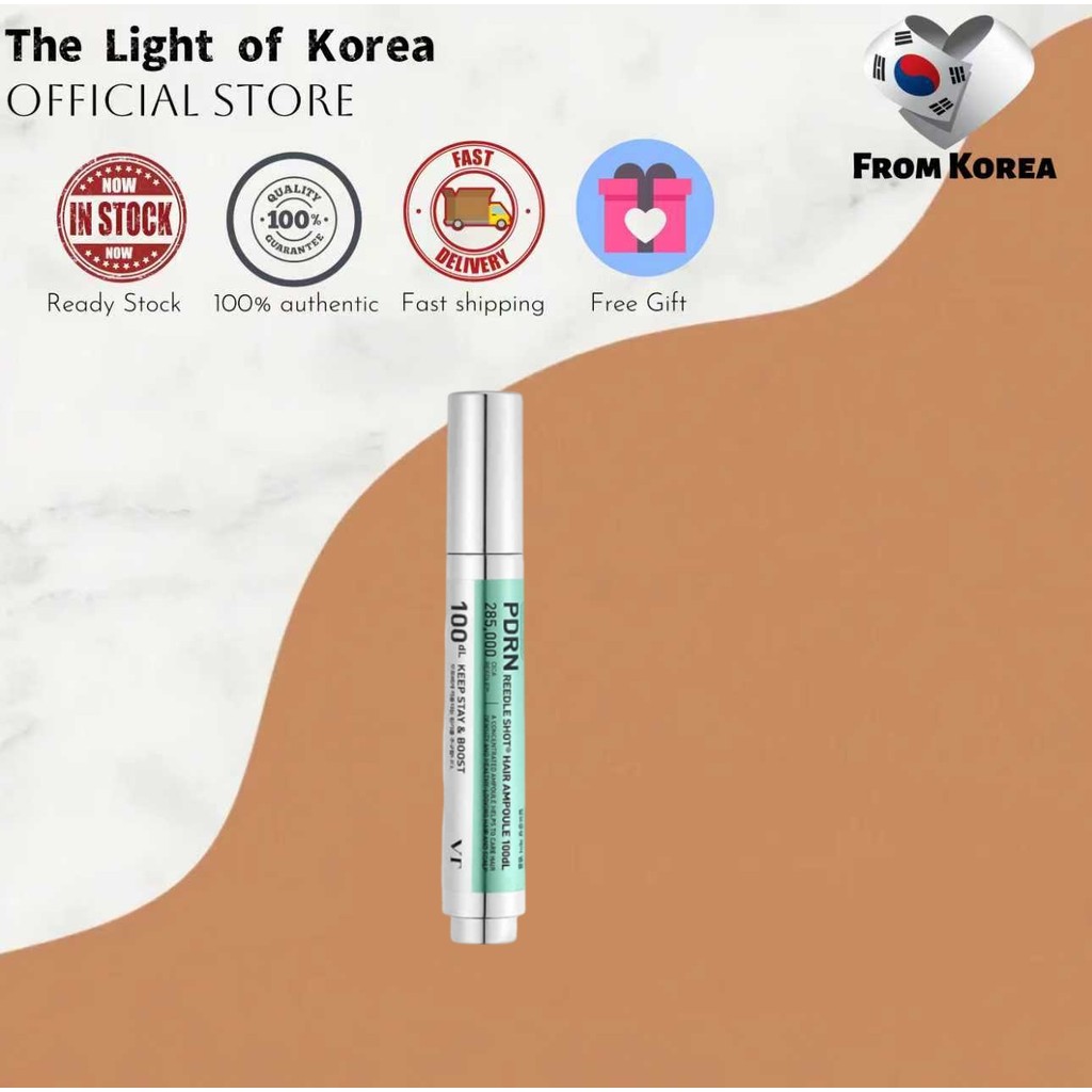 [Vt Cosmetics] PDRN Reedle Shot Hair Ampoule 15ml 100dL