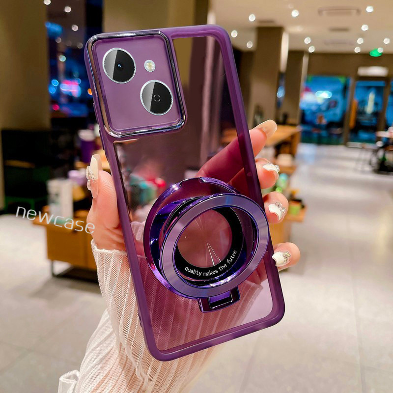 ปลอกสีสันสําหรับ Tecno Spark 40C 4G 2025 Spark40C TecnoSpark40C ซิลิโคนกันกระแทก 3D CD Ring Stand Ho