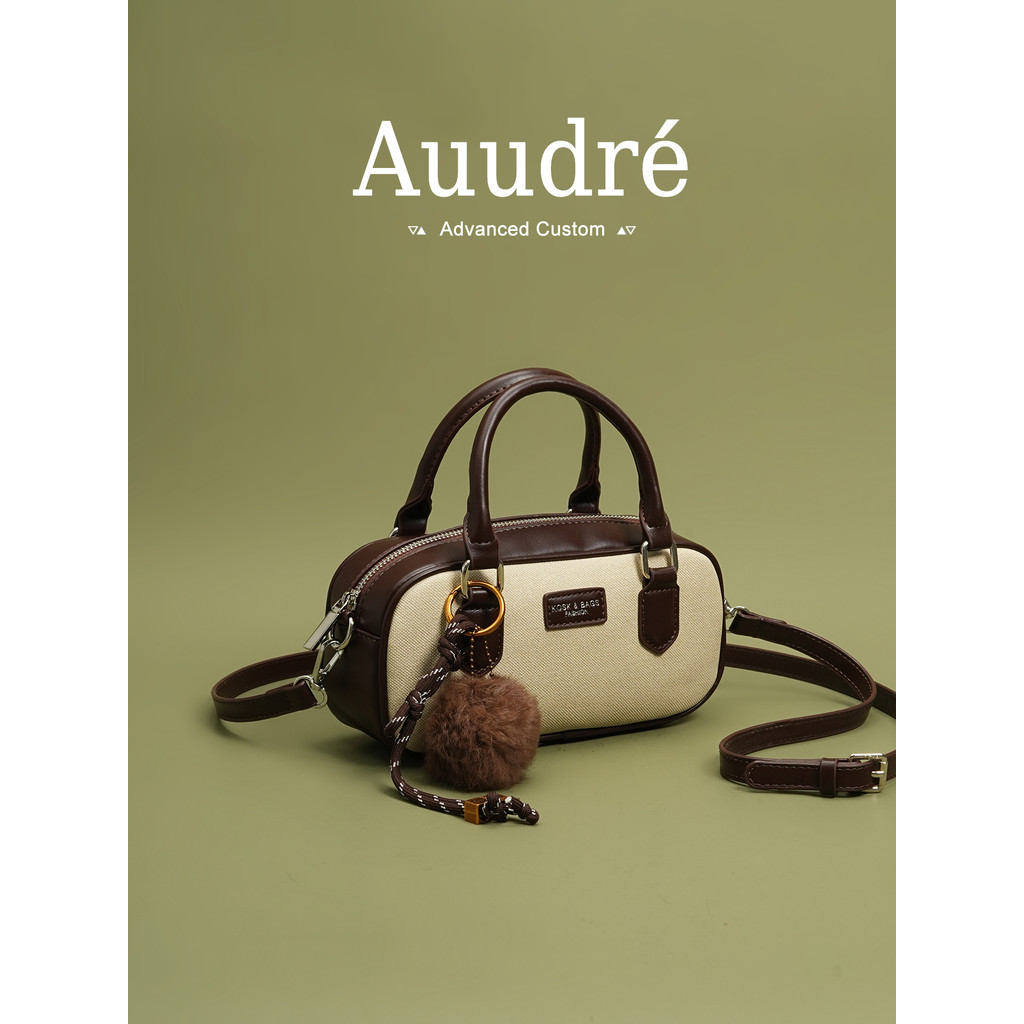 Auudre Retro Handbag All-Match Work Commuter Messenger Small Bag