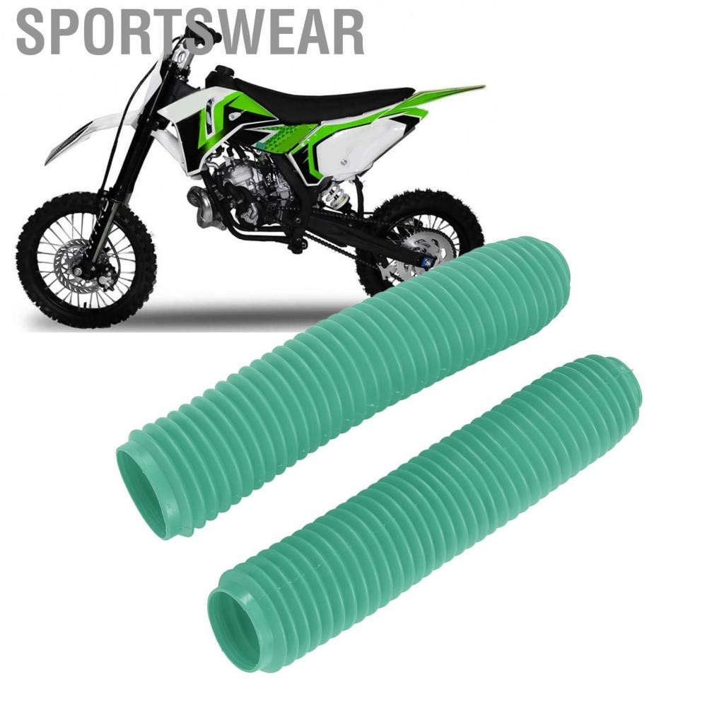 Sportswear Shop+-th Tgoon Front Fork Cover รองเท้าบูทช็อกความยาว 360 มม. ความทนทานจีบออกแบบ 2pcs/ชุด