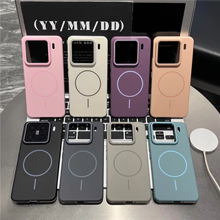 เคสโทรศัพท์สําหรับ Xiaomi 15 15s Pro 12 13 14 Ultra 12x 12s Civi 5 Pro ผิวแม่เหล็กรู้สึกปลอกบางเฉียบและน้ําหนักเบาฝาครอบ
