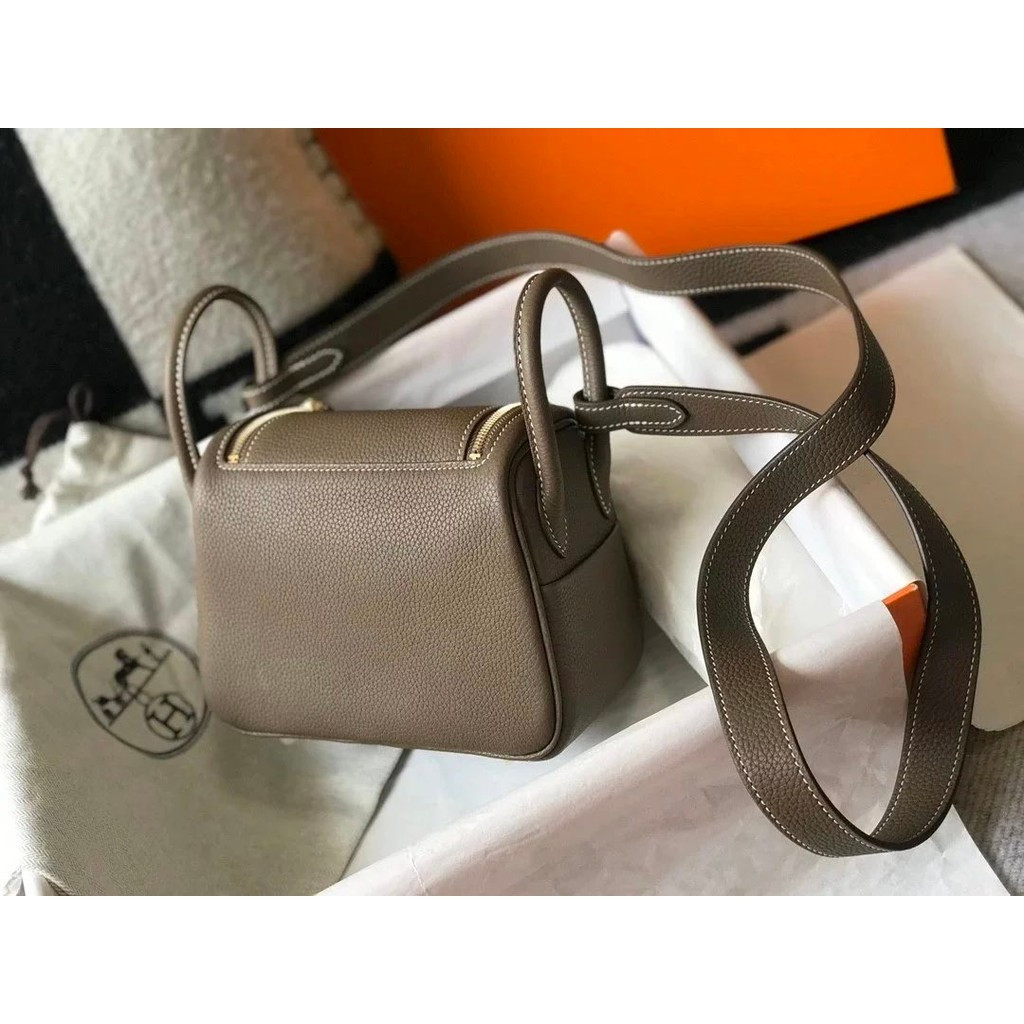 HERMES HERMES Bag Handmade Grade Elephant Grey