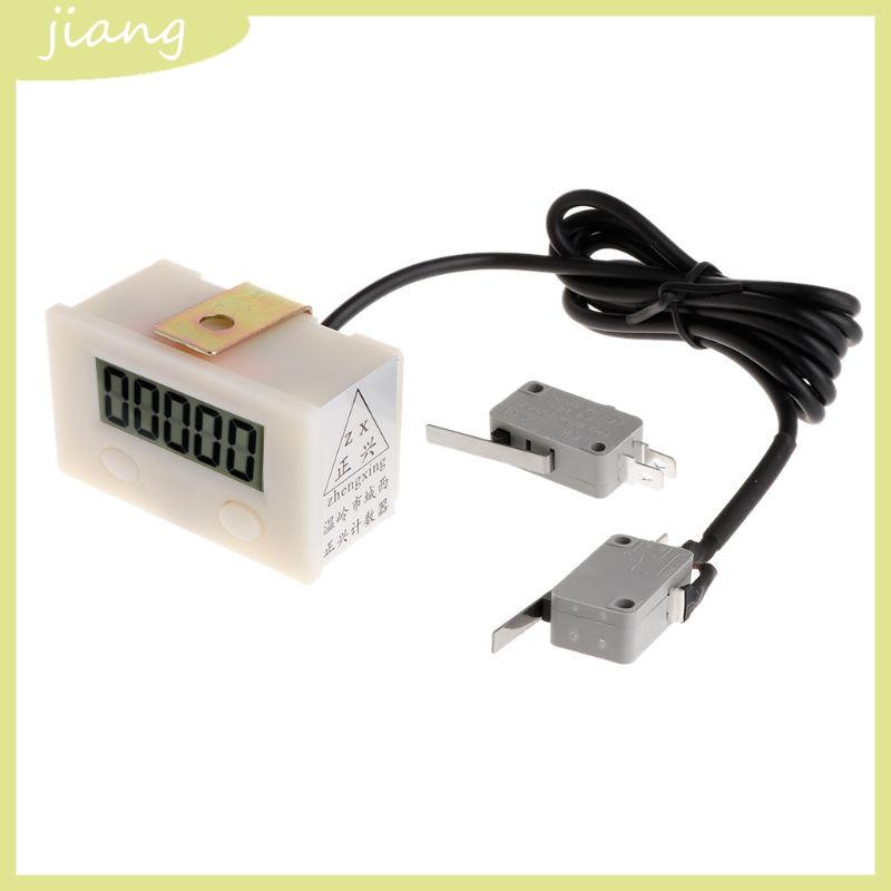 JN Digital Electric Counter 5 หลักจอแสดงผล Accumulation Counter พร้อมสวิทช์แม่เหล็ก Sensor Punch Mac