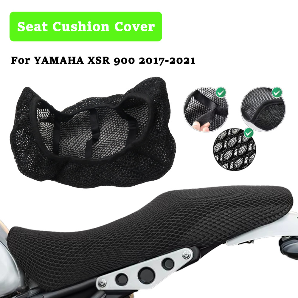 สําหรับ YAMAHA XSR 900 XSR900 ที่หุ้มเบาะรถจักรยานยนต์ 3D ยืดหยุ่นระบายอากาศทนความร้อนแผ่นกันลื่น