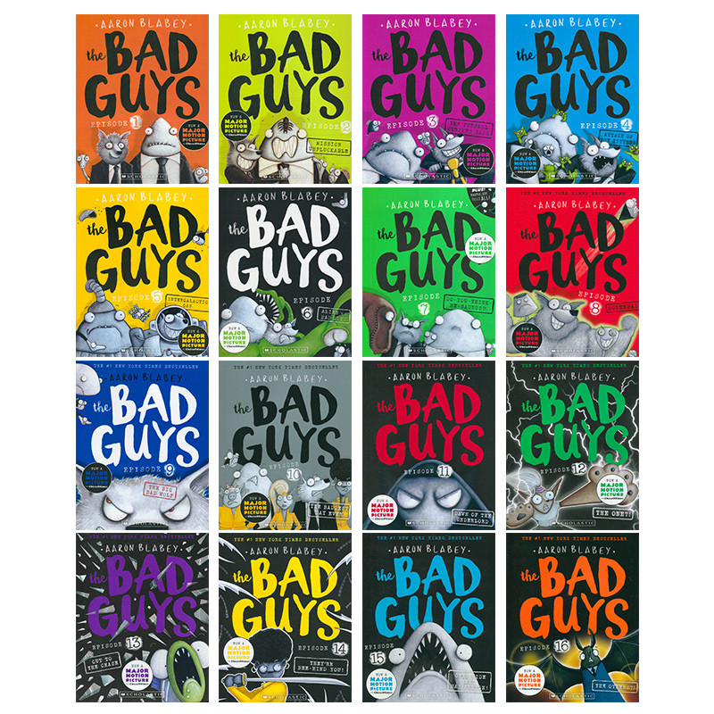 The Bad Guys The Bad Guys 1 2 3 4 5 6 7 8 9 English Single Original Childrens Comics Scholastic Lear