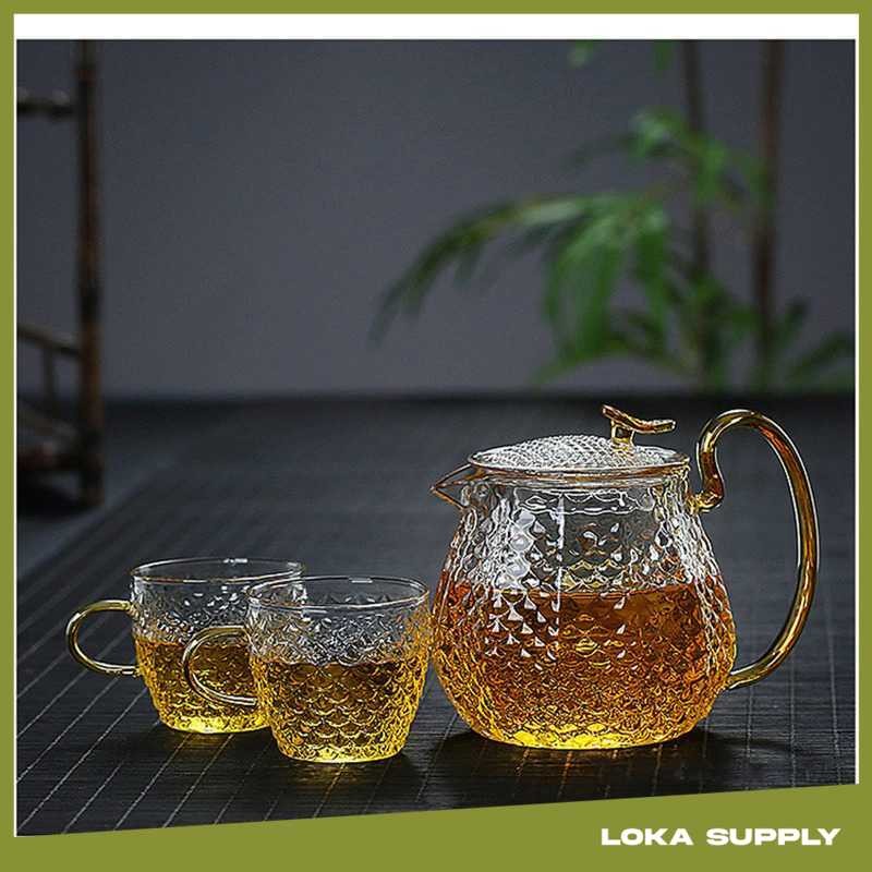 เหยือกชาจีน Homadise 600ml พร้อมแก้ว 4 แก้ว 125ml - JJ06