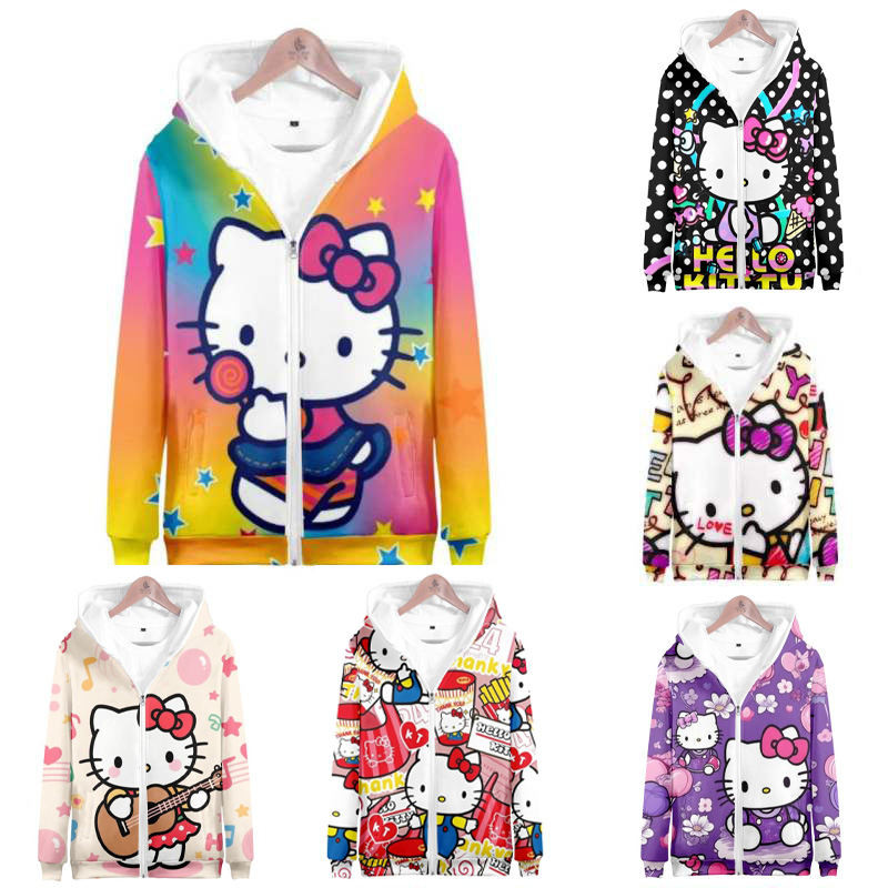 【S-4XL】Hello Kitty jacket for adults kitty jacket k 2S