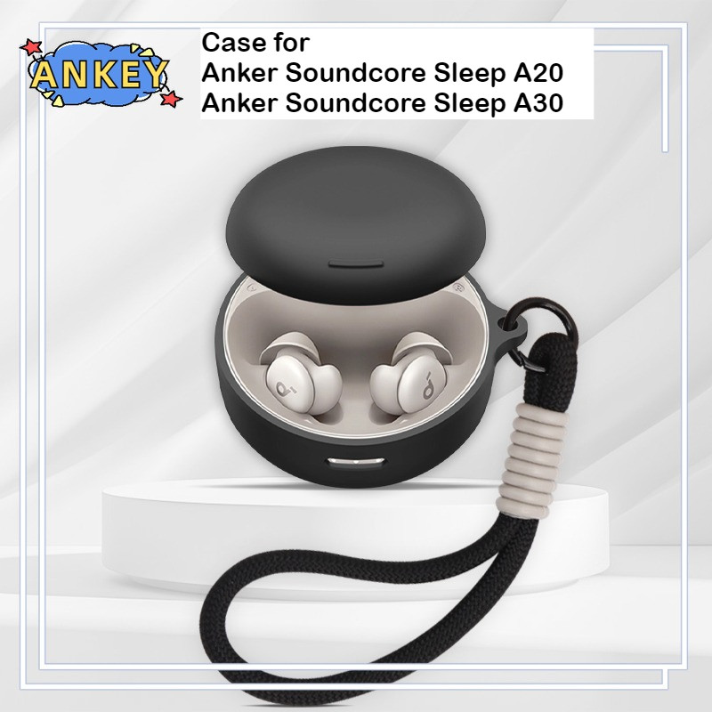 for Anker Soundcore Sleep A30 Protective Case Nylon Lanyard Soft Cover Anker Soundcore Sleep A20 She