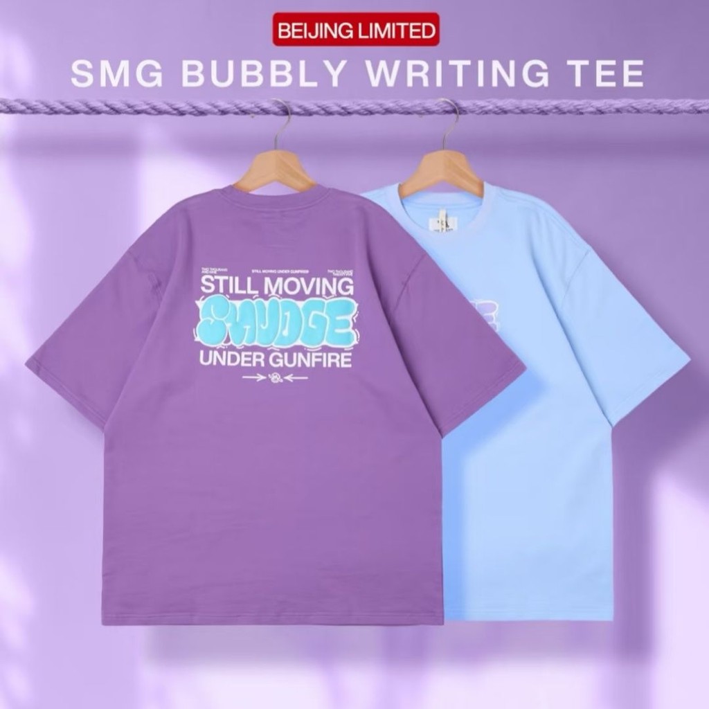 ขายร้อน Lin Junjie JJ20 ปักกิ่ง 2025 คอนเสิร์ต Merchandle พิมพ์ผ้าฝ้ายแท้สีม่วงอ่อนสั้น yz10.1