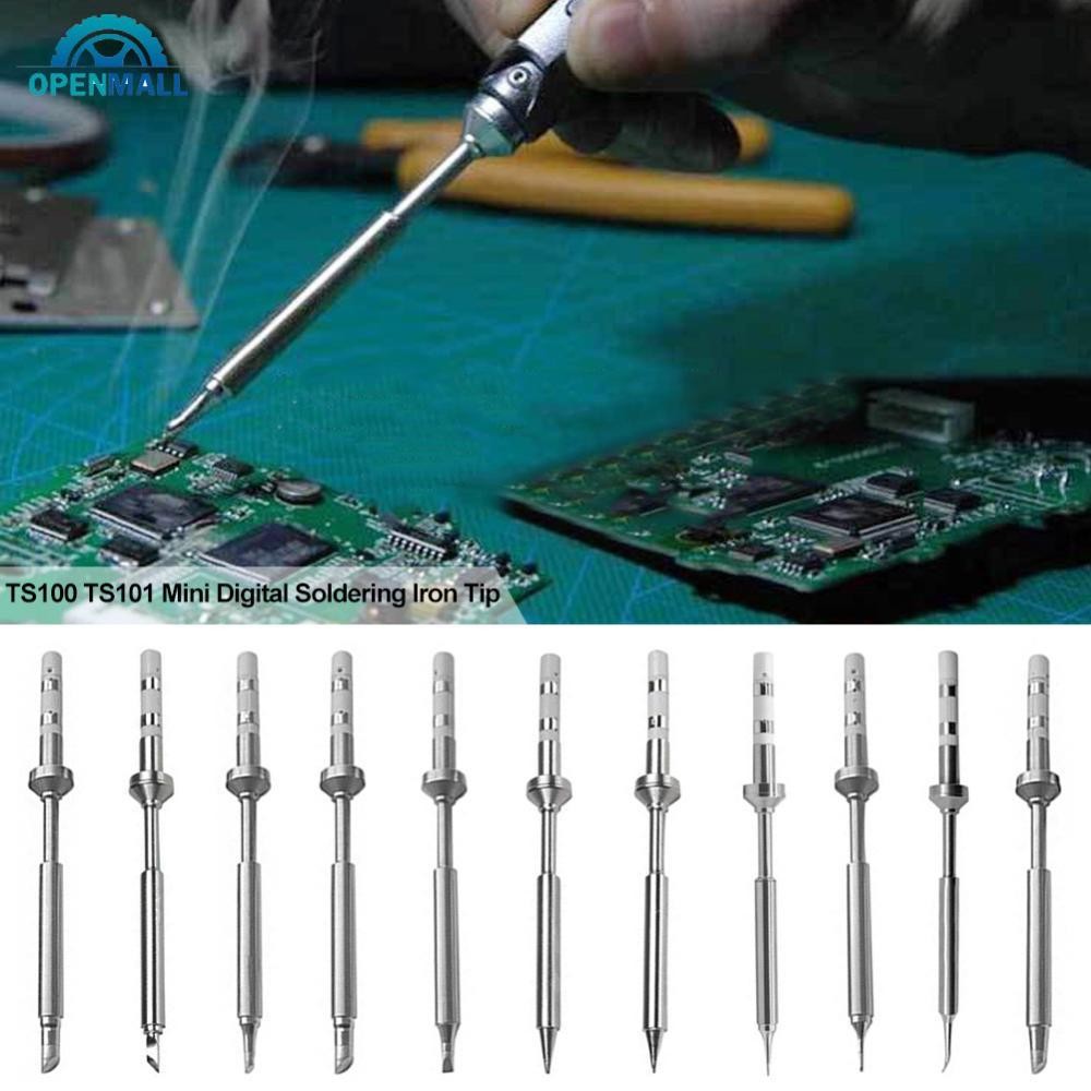 OPENMALL TS100 TS101 หัวแร้งเปลี่ยนหัวแร้ง Bit สําหรับ Mini Digital หัวแร้งตะกั่วฟรี B2 BC2 C4 D24 K