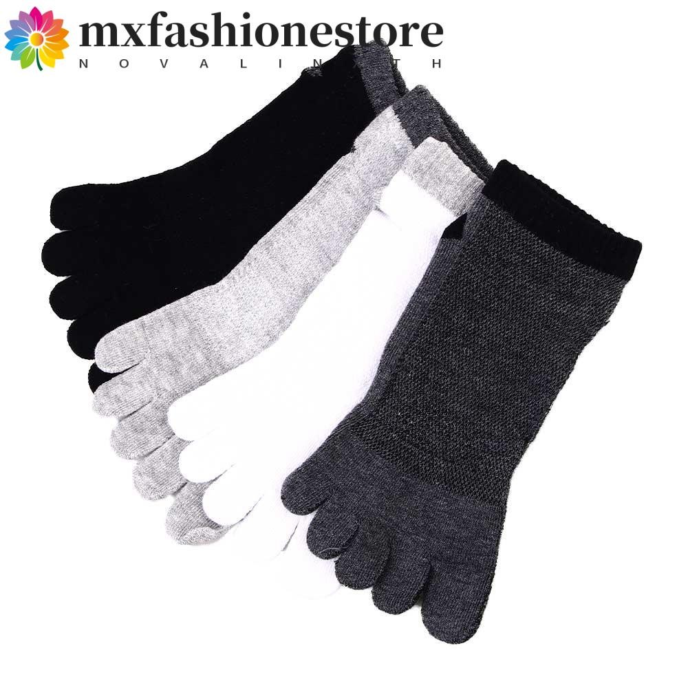 MXFASHIONE Boat Men's Socks Ankle Five-Finger Socks Five Toe Socks Toe Socks Men Mesh Socks Anti-sli