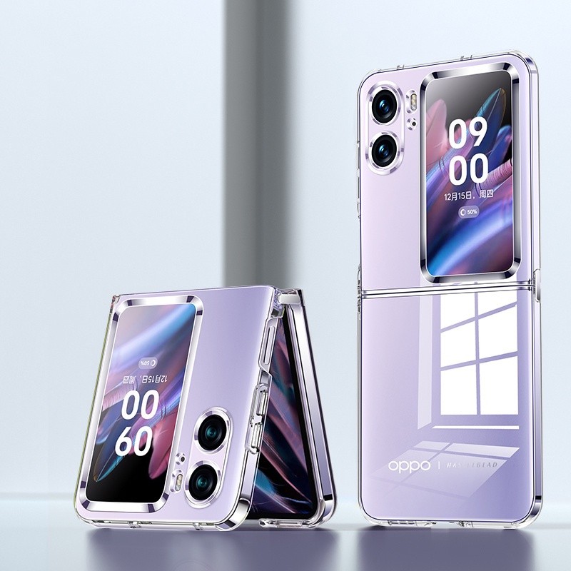 พร้อมส่ง เคส Oppo Find N2 Flip ถุงลมนิรภัยฝาหลังเคสมือถือโปร่งแสง เคสการกระแทก สำหรับ Oppo Find N2 F
