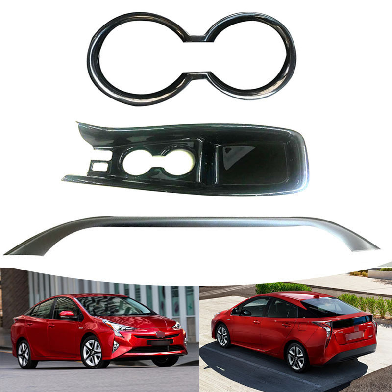 เหมาะสําหรับ 16-18 Toyota Prius Prius XW50 Air Outlet กรอบเกียร์ถ้วยน้ํากรอบที่เท้าแขนด้านใน