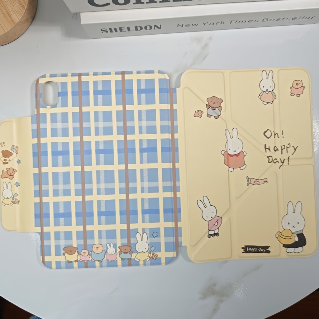 เคสน่ารัก พับรูปตัว Y สำหรับ iPad Gen7/8/9/10/11 Air4/5/6/7 M3 A16 Mini6/7 Pro11 pro10.5 ราคา ถูกที่สุด ดีลบีเคเค แกลเลอรีภาพที่ 5