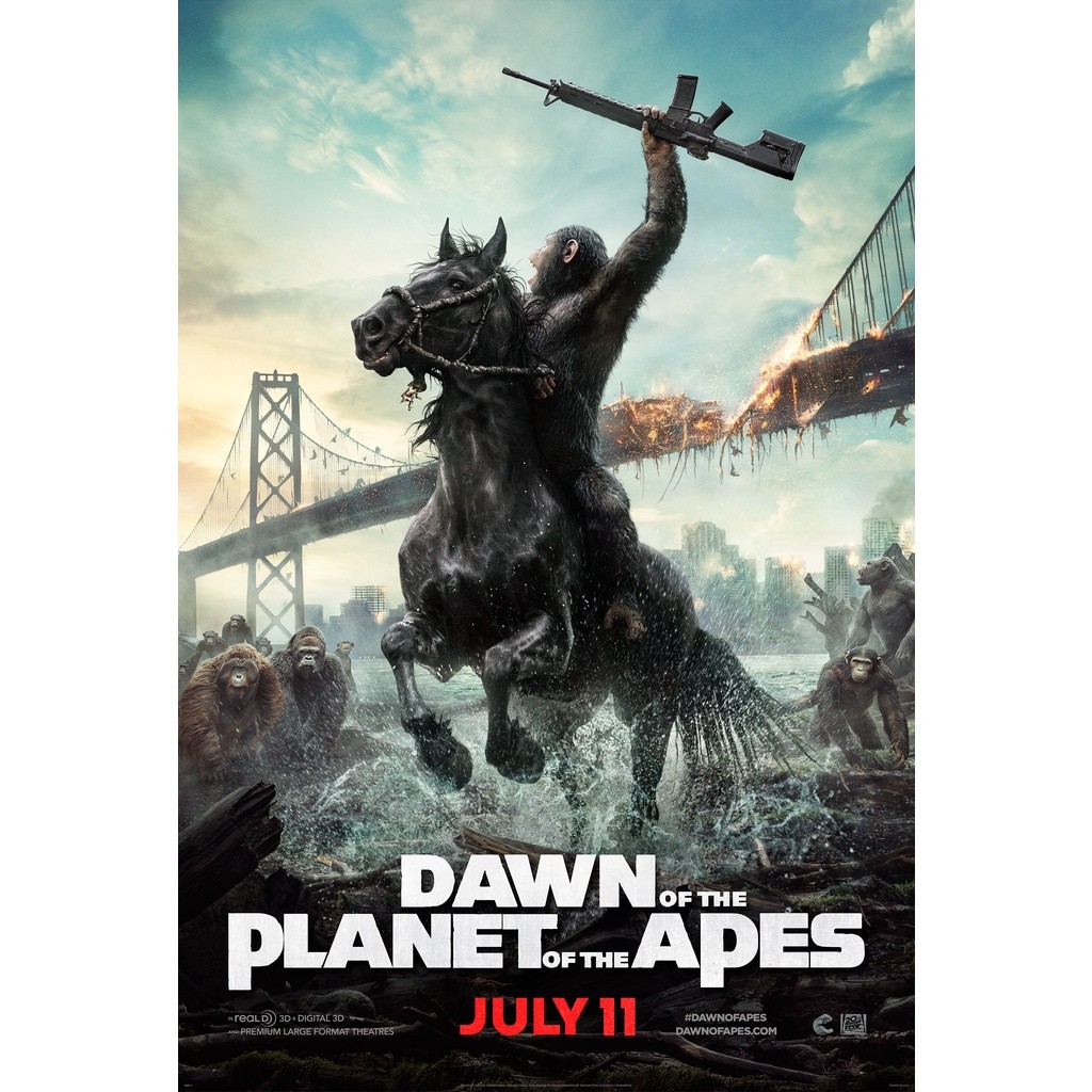 ดีวีดี Planet of the Apes 2 - Dawn of the Planet of the Apes (2014)