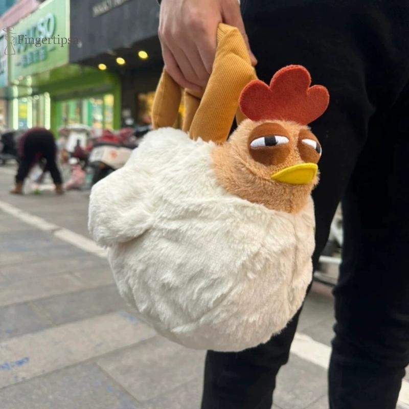 กระเป๋าถือ FIG Celebrity Big Rooster Plush แบบน่ารักทรงใหญ่ และเป็นกระเป๋ามินิมอลสไตล์สร้างสรรค์สำหรับใช้ส่วนบุคคล