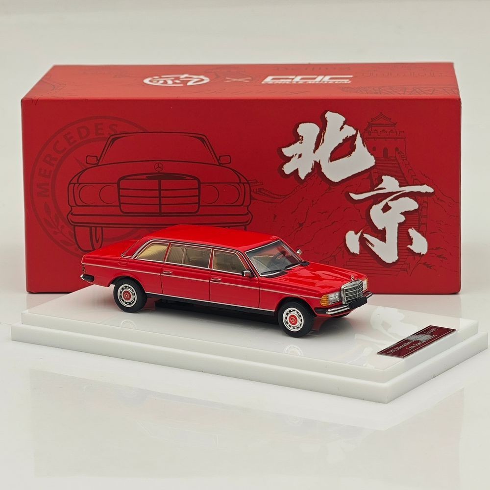 JIYI & GOC 1: 64 1976 Benz 230E V123 Beijing Limited HEC จําลองรุ่น