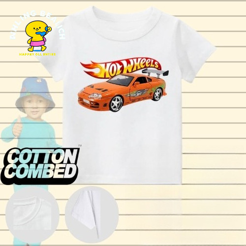 เสื้อเด็กชายสีส้มขายดี สำหรับอายุ 1-12 ขวบ พร้อมส่ง